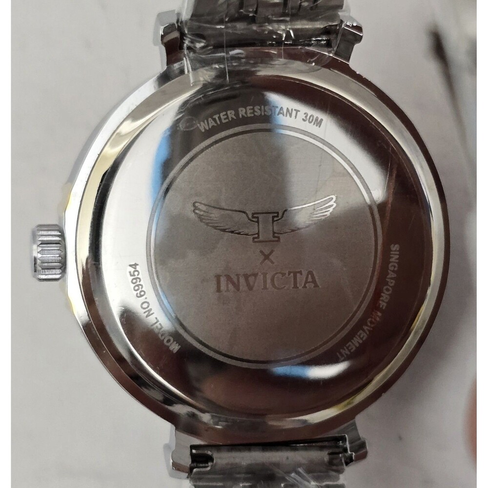 Invicta Angel Women's Watch Gemmed 34mm Silver Gold 69954 Brand New - Picture 8 of 8